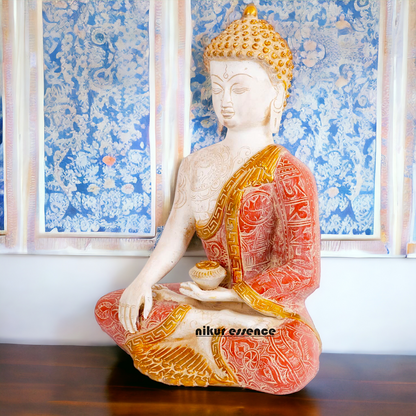 Buy Beautiful Brass Buddha Idol - 12 inch Nikuressence
