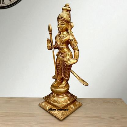 Panchaloha Murugan Idol - 12 inches Nikuressence