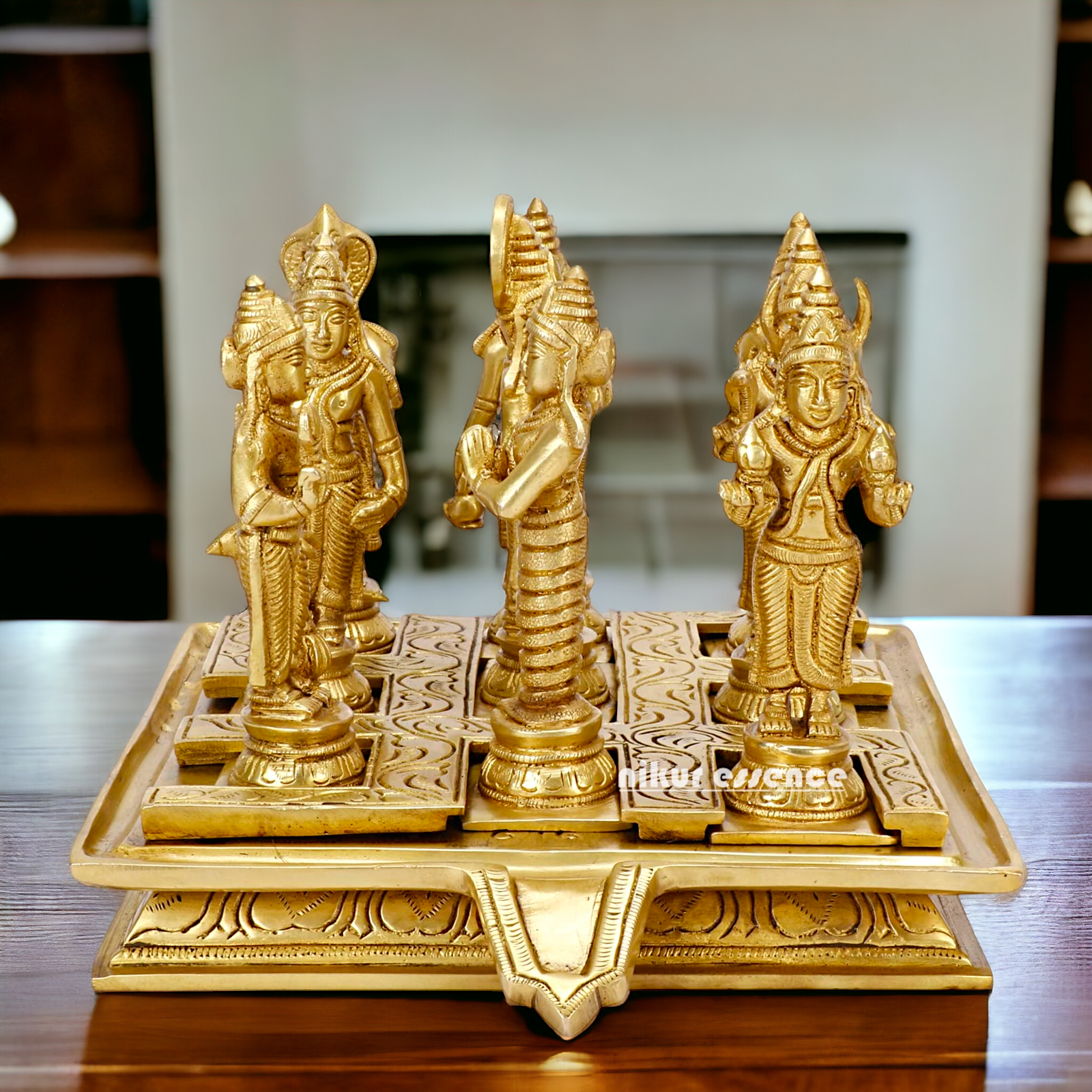 Buy Navagraha Solid Brass Pooja Idol- 10 inches Nikuressence