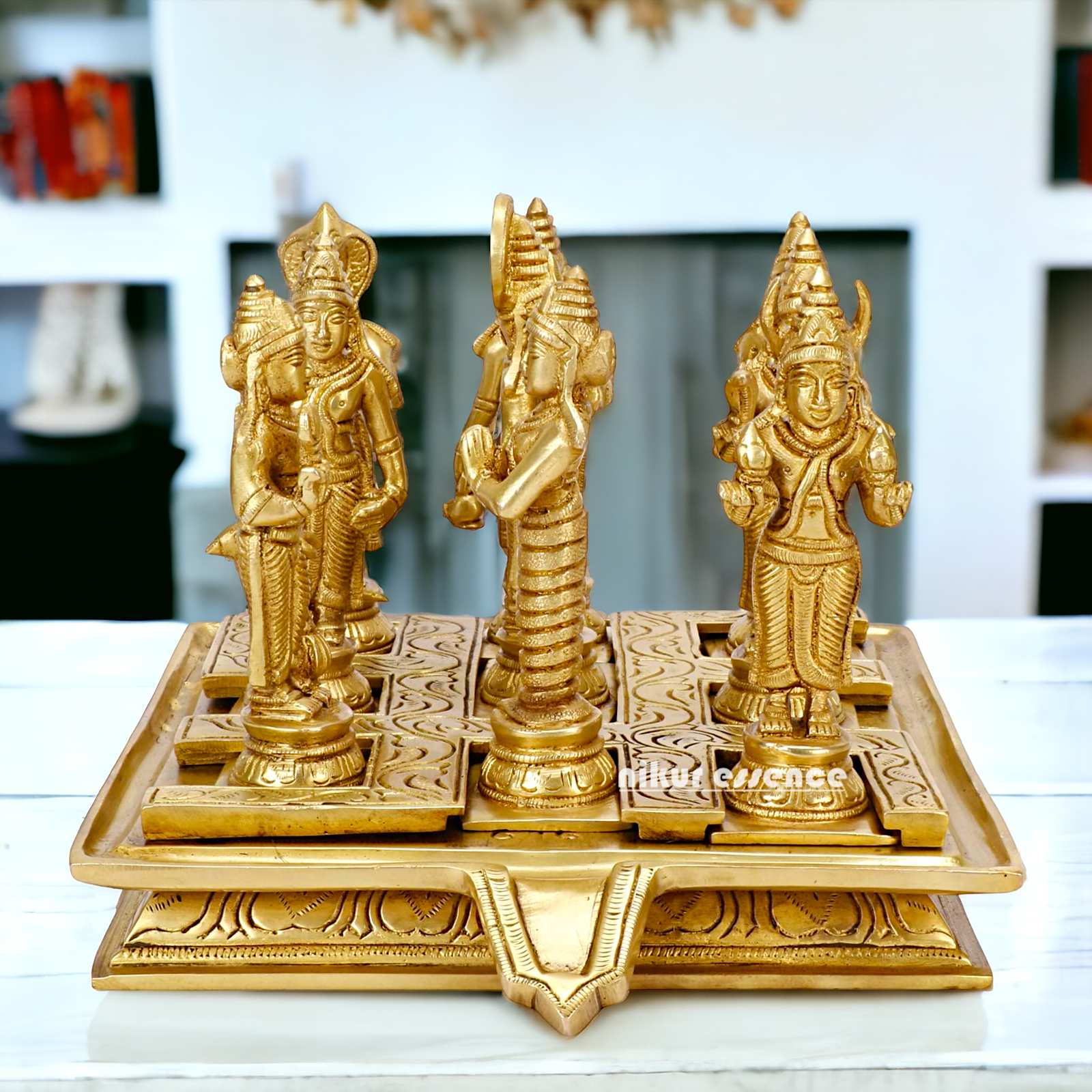 Buy Navagraha Solid Brass Pooja Idol- 10 inches Nikuressence