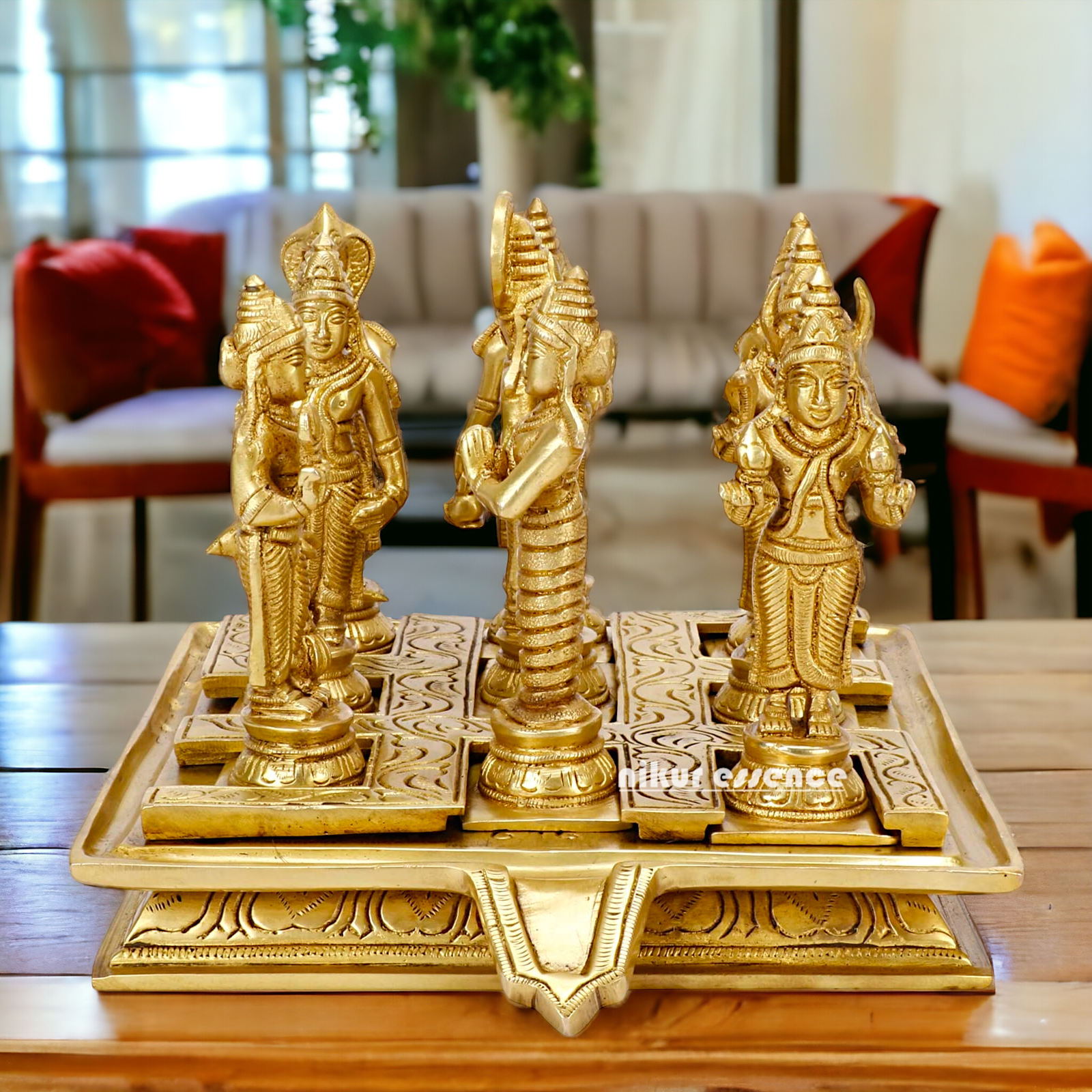 Buy Navagraha Solid Brass Pooja Idol- 10 inches Nikuressence