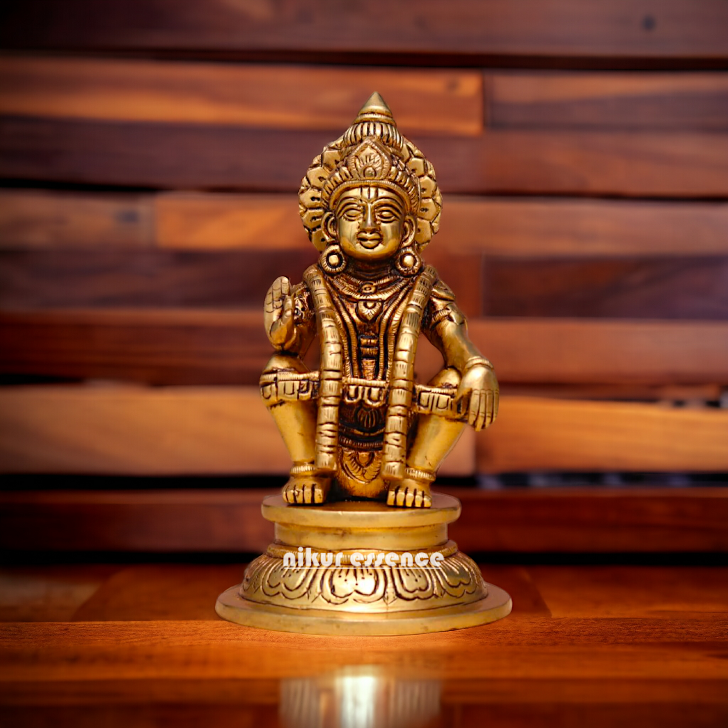 Shop Ayyappa Swamy Murugan brass idol - 7 Inches Nikuressence