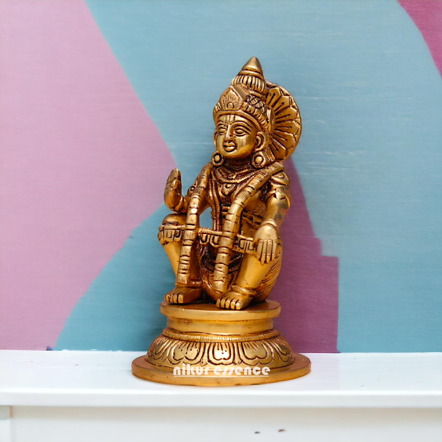Shop Ayyappa Swamy Murugan brass idol - 7 Inches Nikuressence