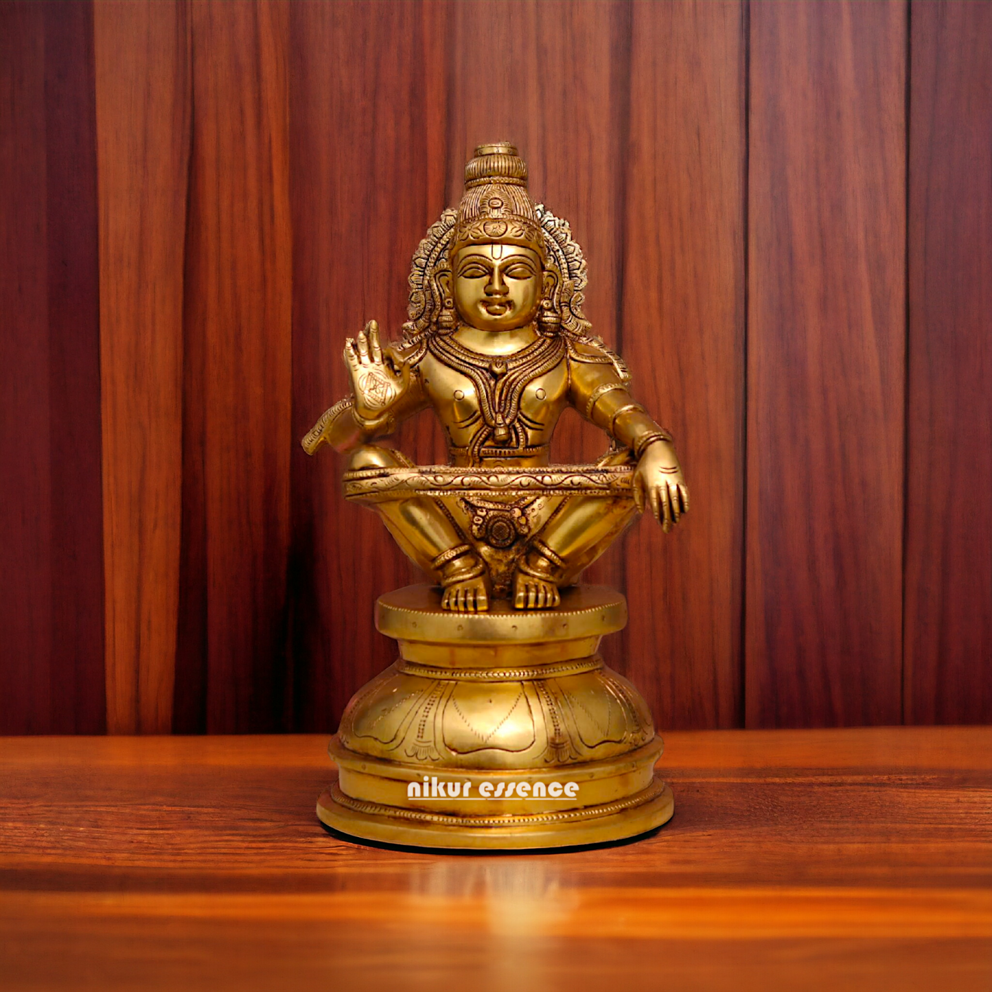 Shop Ayyapa Murugan Solid Brass Idol - 15 Inches Nikuressence