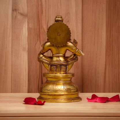 Shop Ayyapa Murugan Solid Brass Idol - 15 Inches Nikuressence