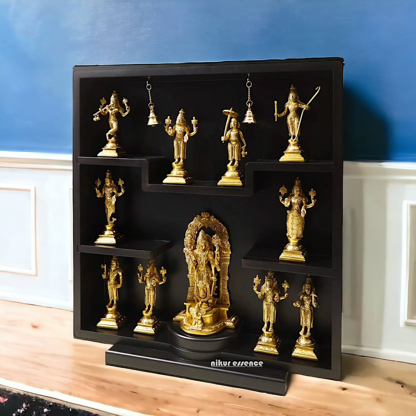 Lord Vishnu with dashavtar Brass idol - 23 inches Nikuressence