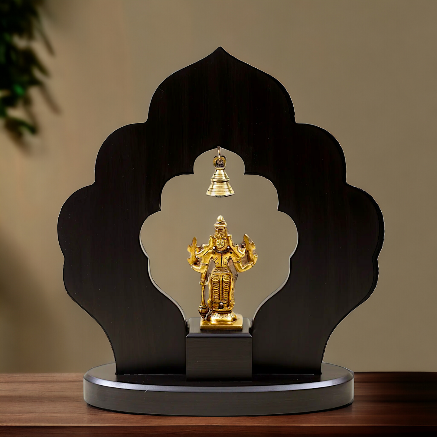 Buy Vishnu with dashavtar Brass Solid idol - 14 inches Nikuressence