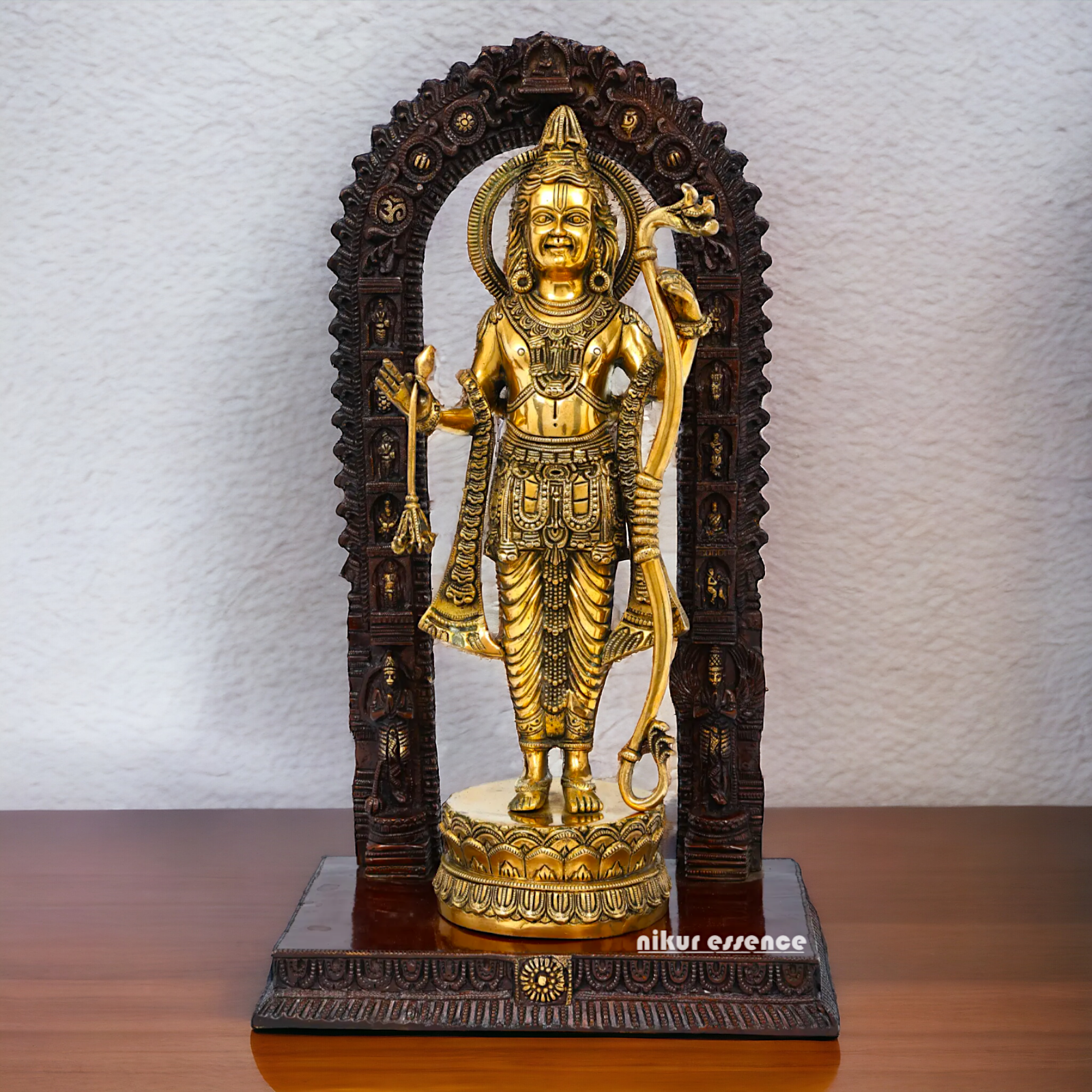 Lord Ram Lalla Brass Statue - 19 inches Nikuressence