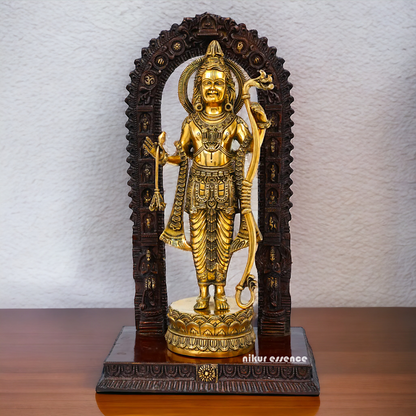 Lord Ram Lalla Brass Statue - 19 inches Nikuressence