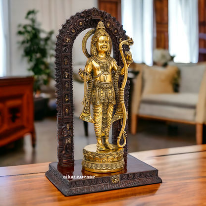 Lord Ram Lalla Brass Statue - 19 inches Nikuressence