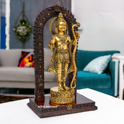 Lord Ram Lalla Brass Statue - 19 inches Nikuressence