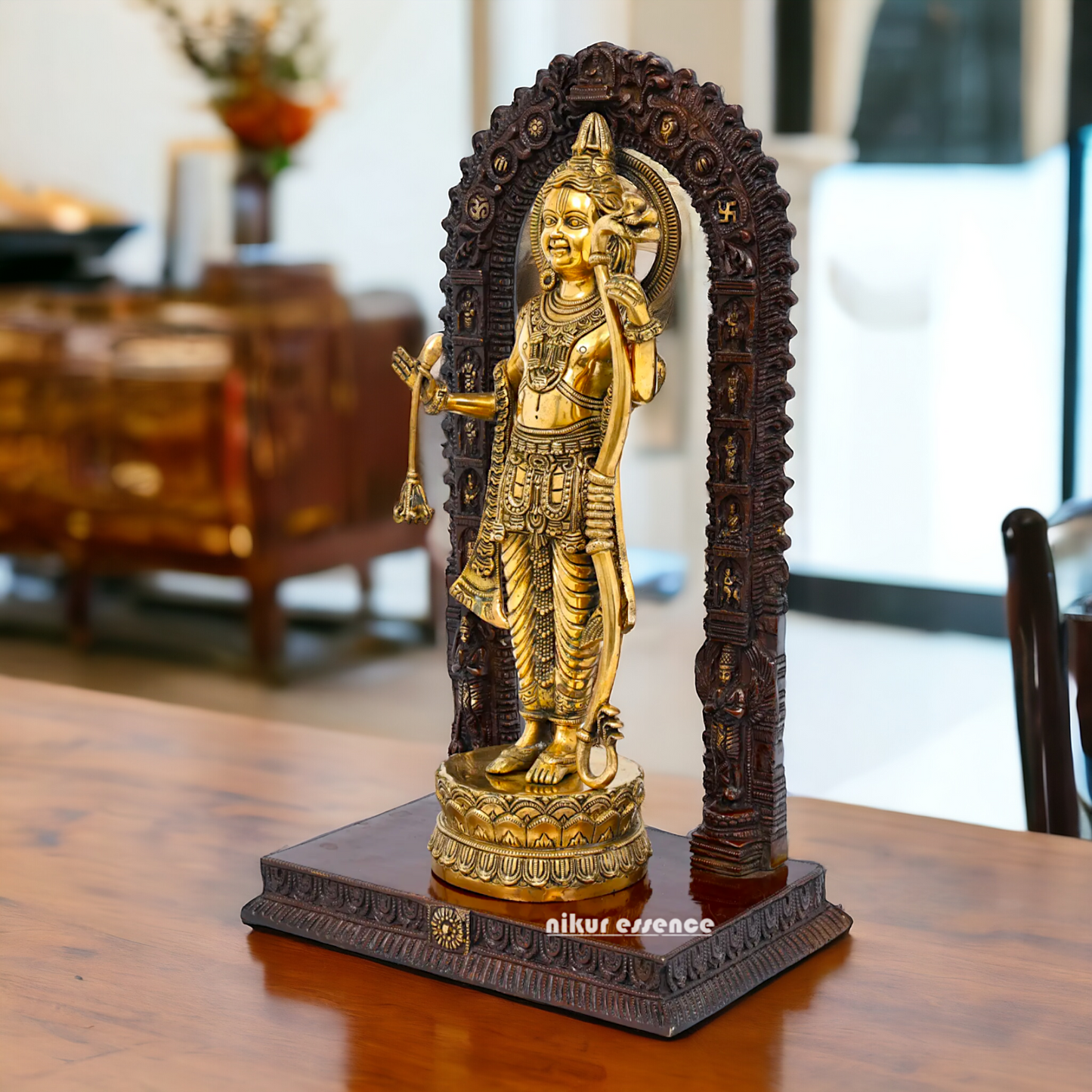 Lord Ram Lalla Brass Statue - 19 inches Nikuressence
