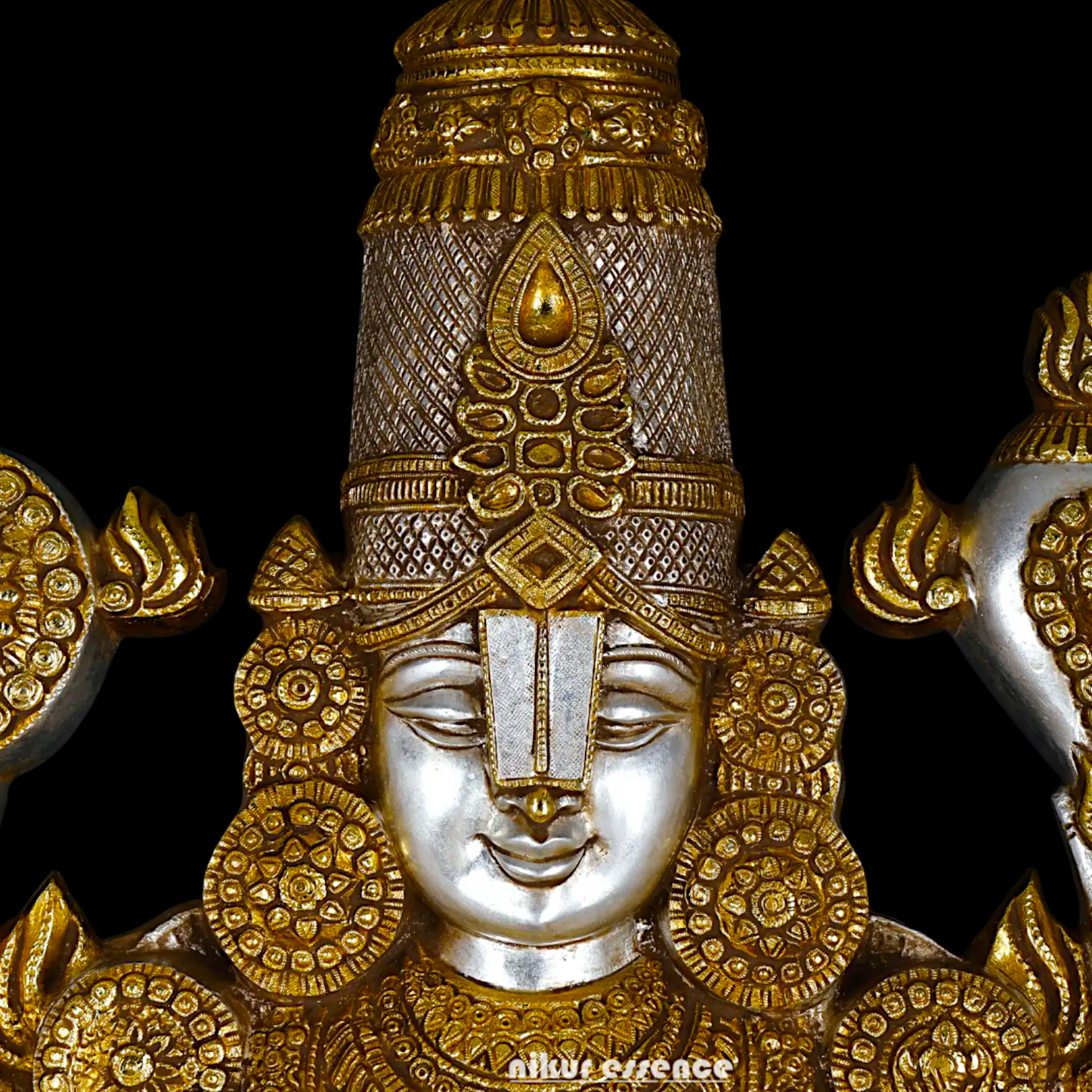 Large Tirupati Balaji Brass statue - 47 inches Nikuressence