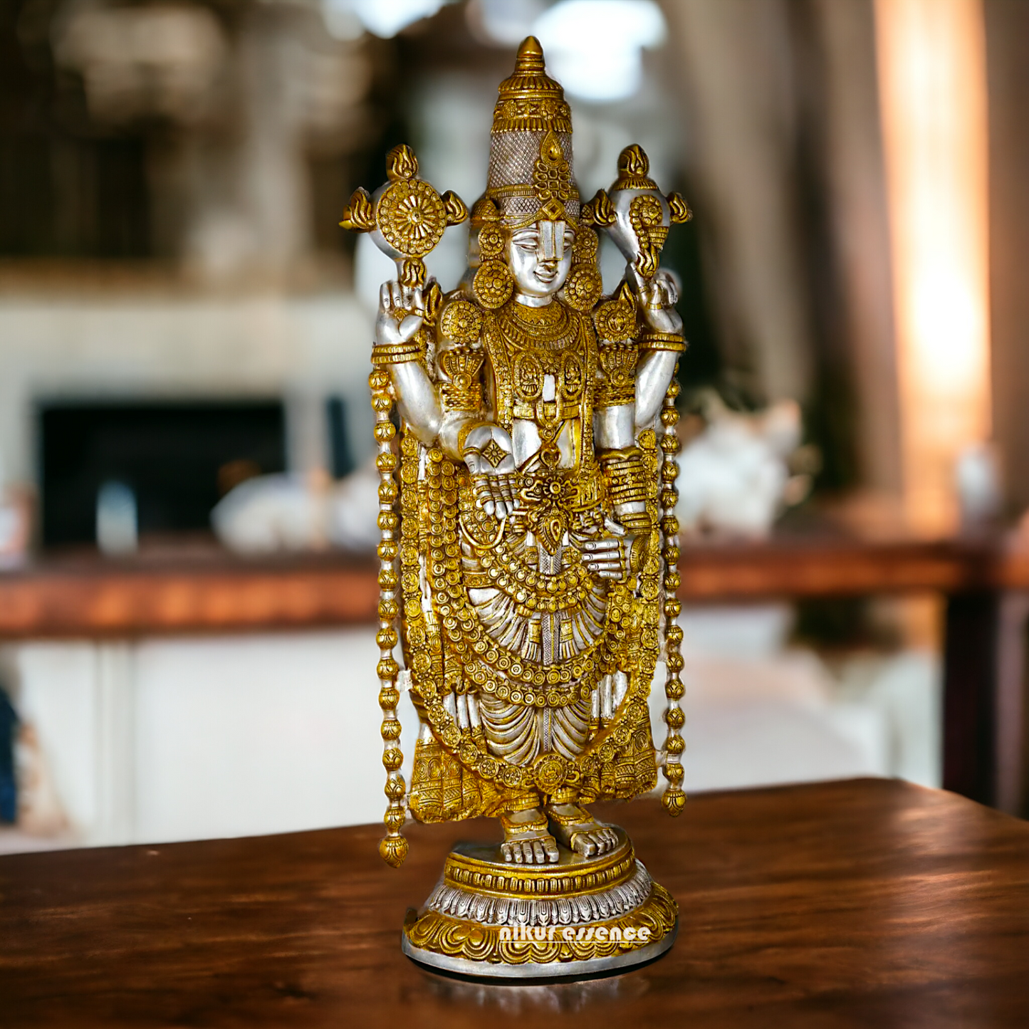 Large Tirupati Balaji Brass statue - 47 inches Nikuressence