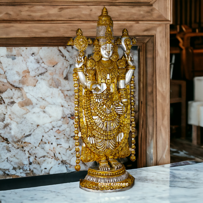 Large Tirupati Balaji Brass statue - 47 inches Nikuressence