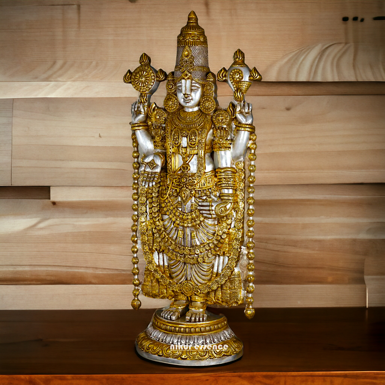 Large Tirupati Balaji Brass statue - 47 inches Nikuressence