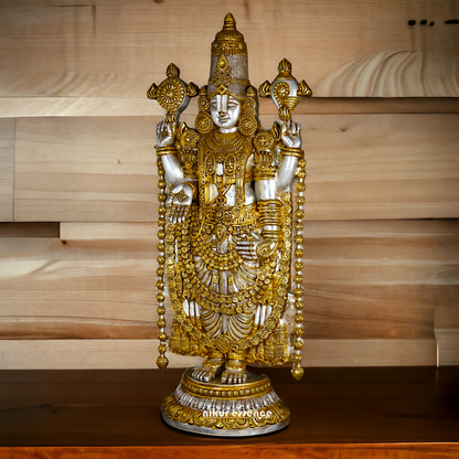 Large Tirupati Balaji Brass statue - 47 inches Nikuressence