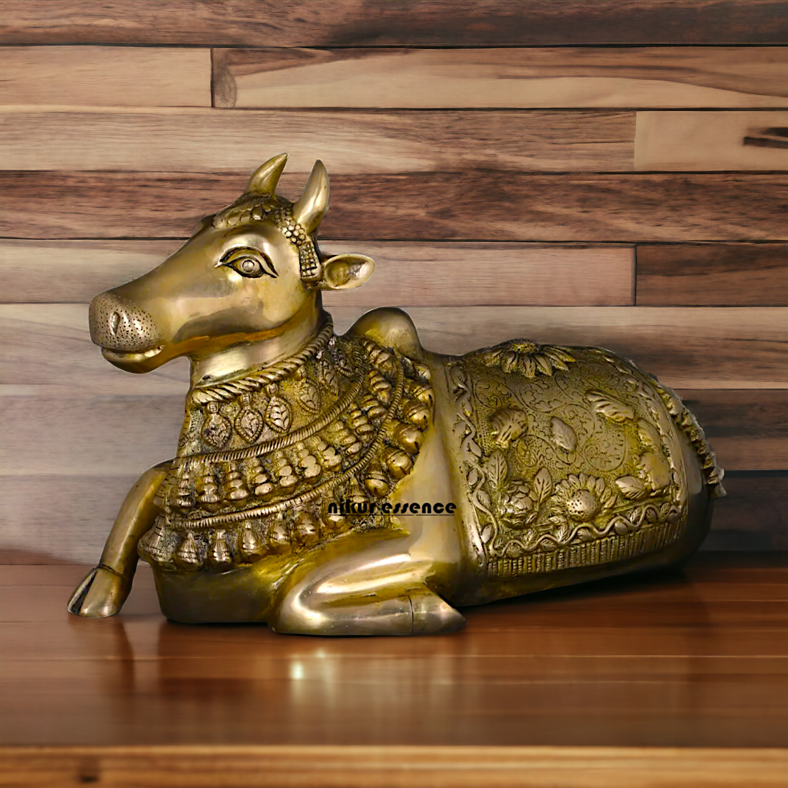 Pure Brass Nandi God statue - 20 Inches Nikuressence