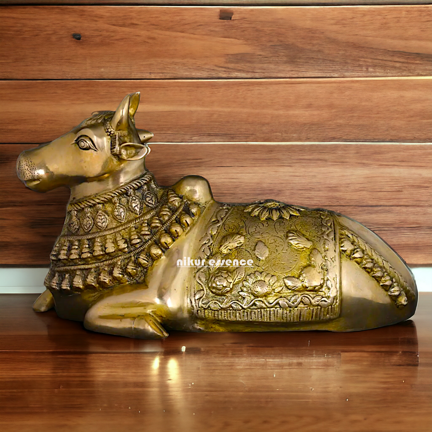 Pure Brass Nandi God statue - 20 Inches Nikuressence