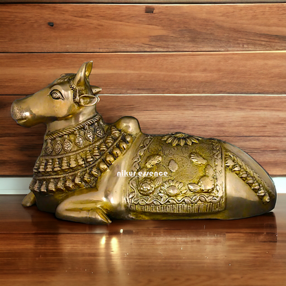 Pure Brass Nandi God statue - 20 Inches Nikuressence