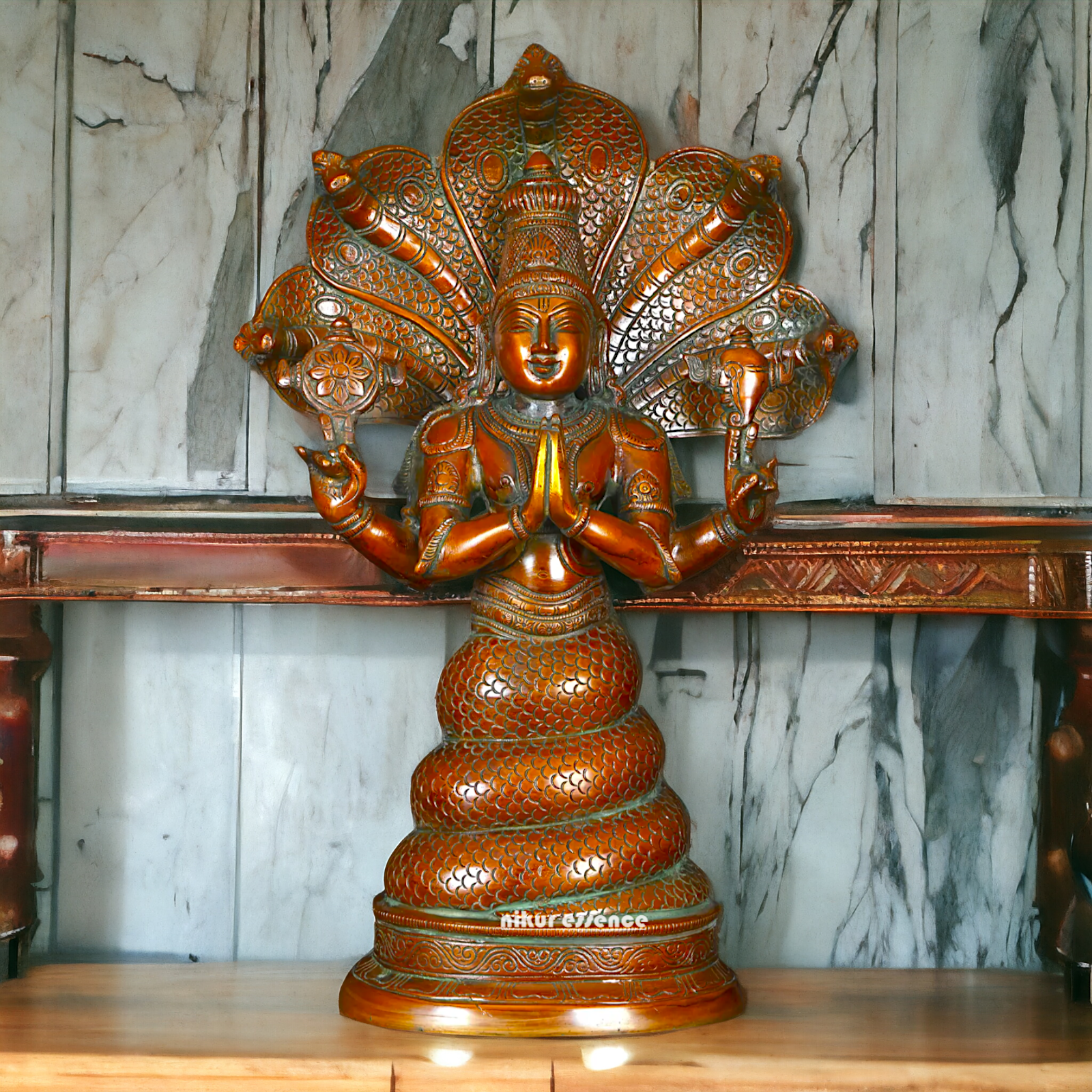 Brass Maharshi Patanjali Idol - 15 Inches Nikuressence