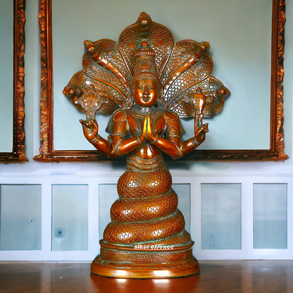 Brass Maharshi Patanjali Idol - 15 Inches Nikuressence