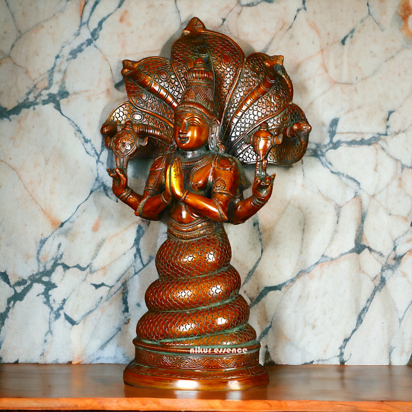 Brass Maharshi Patanjali Idol - 15 Inches Nikuressence