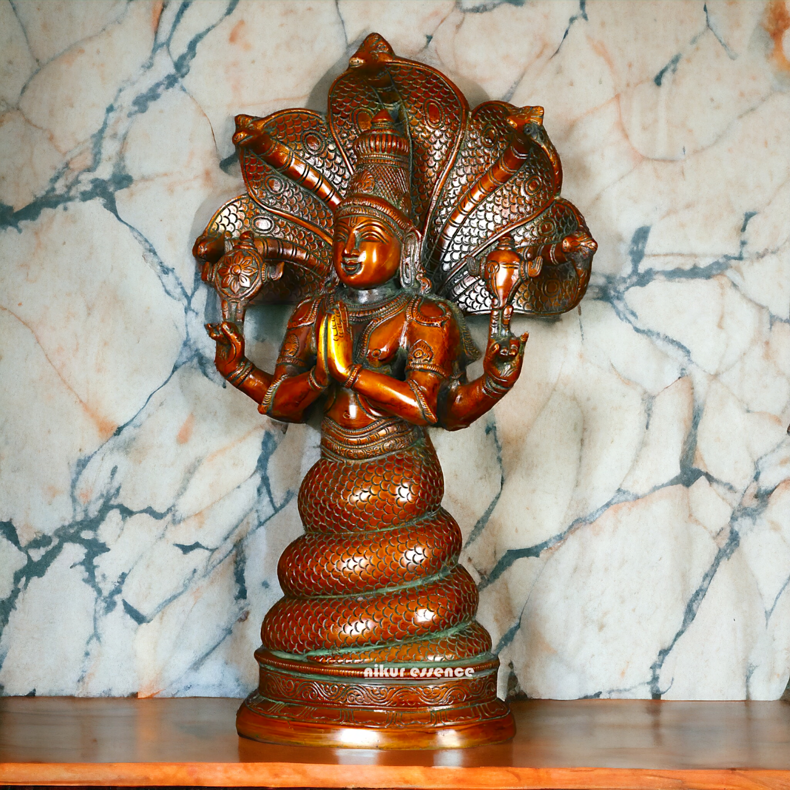 Brass Maharshi Patanjali Idol - 15 Inches Nikuressence