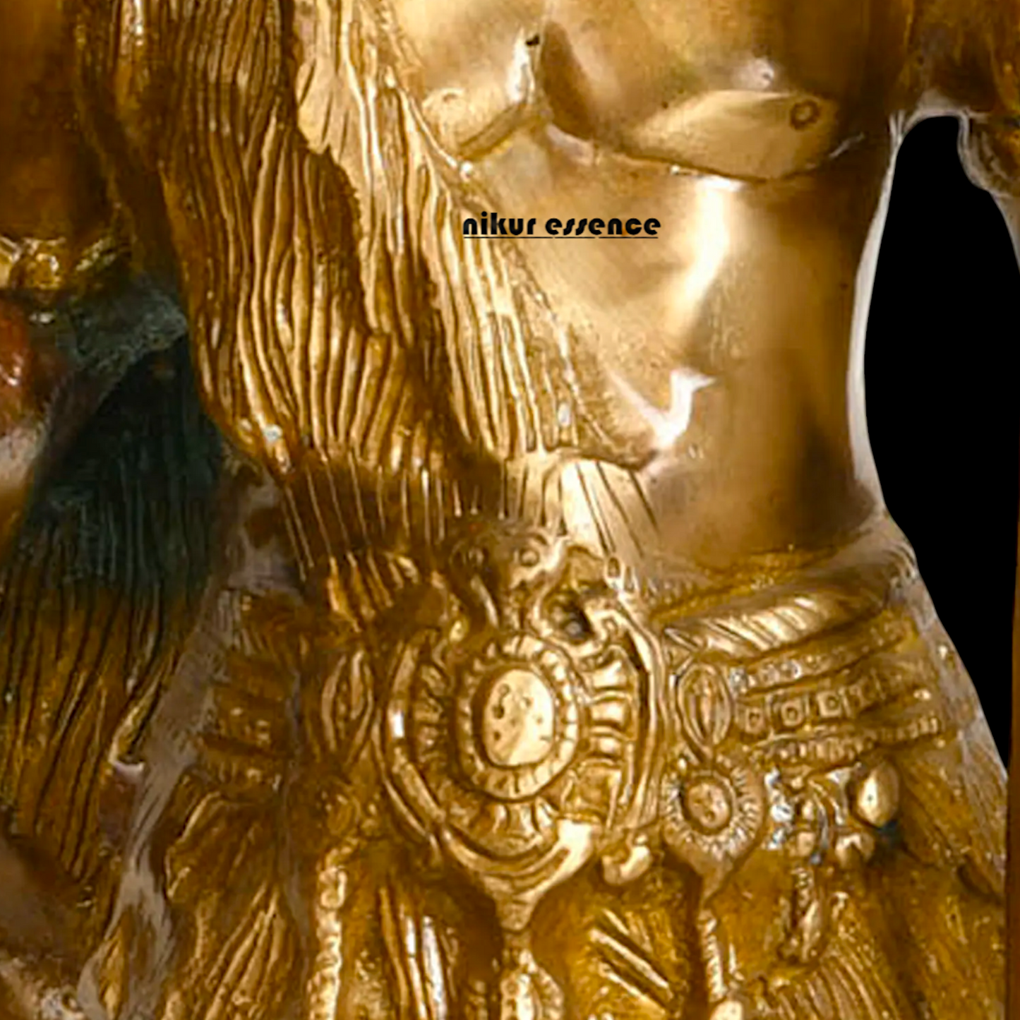 Shiva Bhagwan Standing with Blessing Pure Brass idol - 22 inches Nikuressence