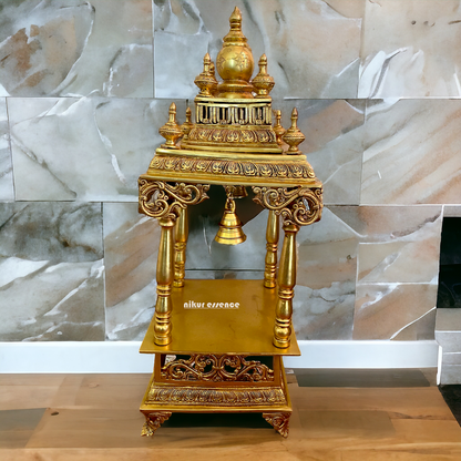 Brass Temple with Bell - 28.7 inches Nikuressence