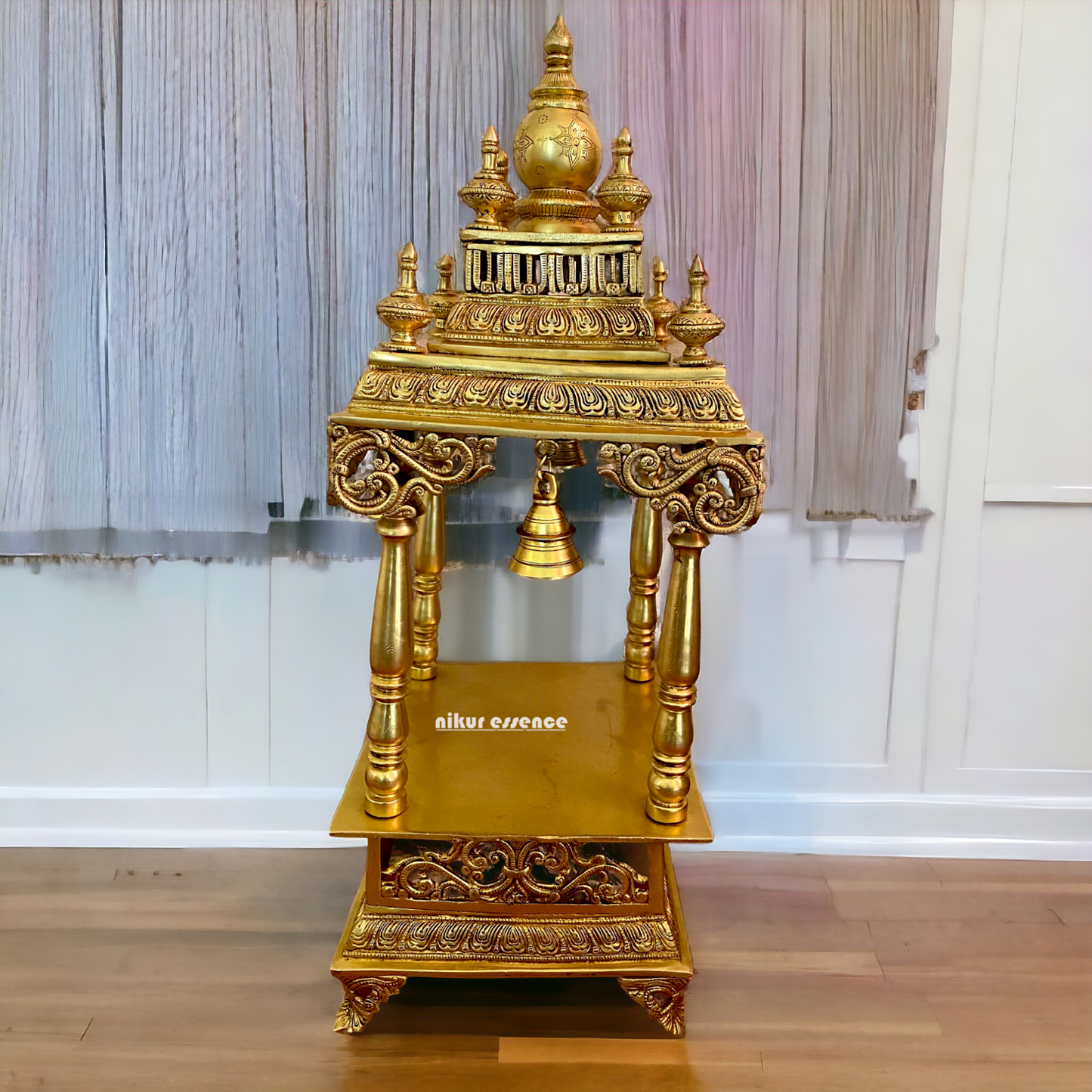 Brass Temple with Bell - 28.7 inches Nikuressence