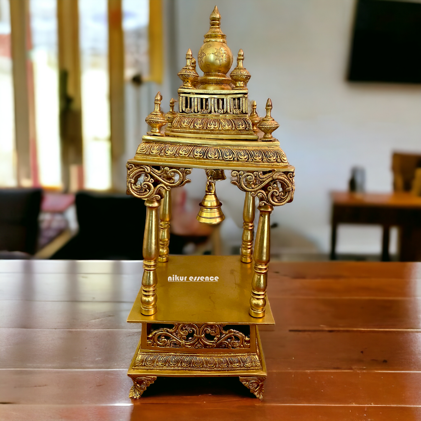 Brass Temple with Bell - 28.7 inches Nikuressence
