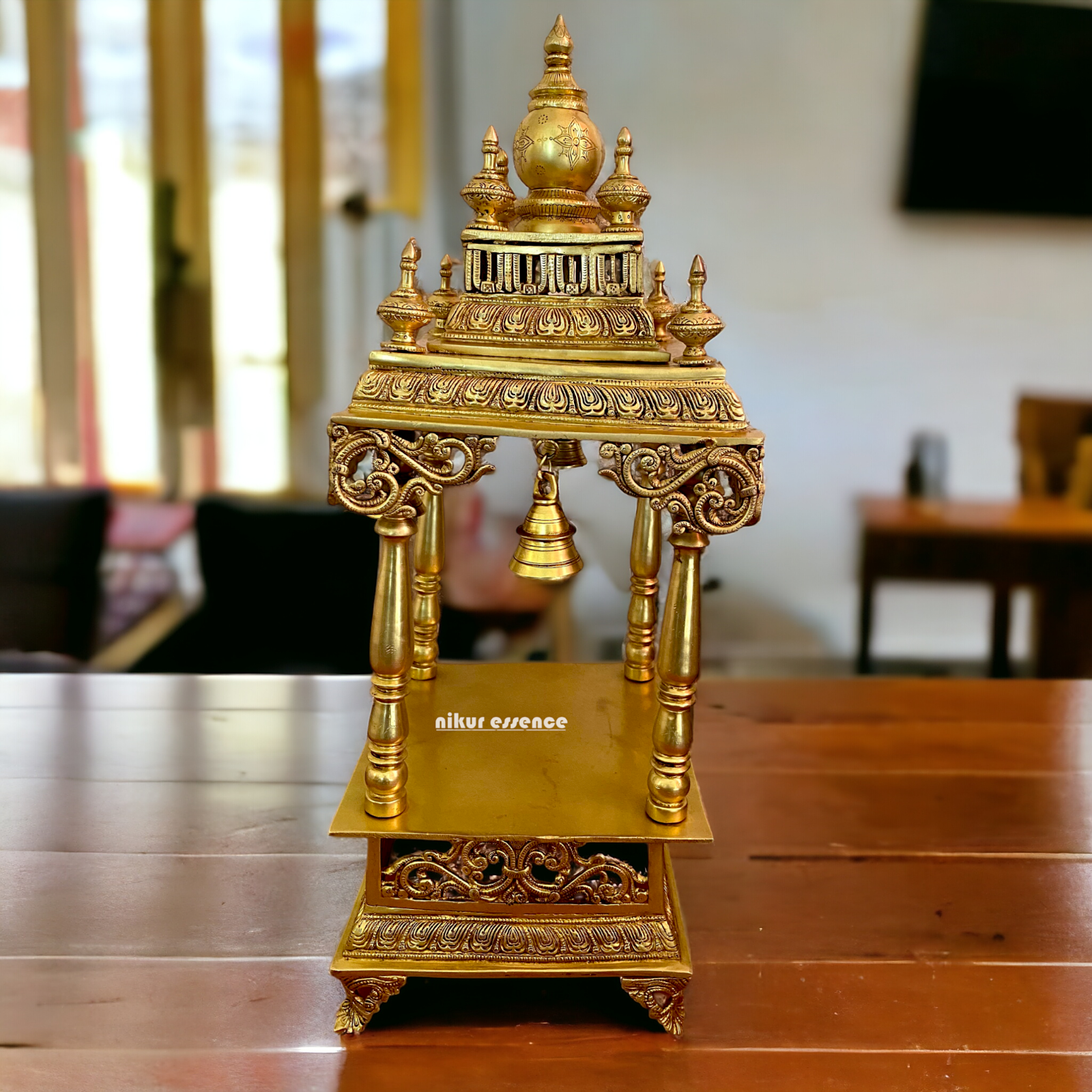 Brass Temple with Bell - 28.7 inches Nikuressence