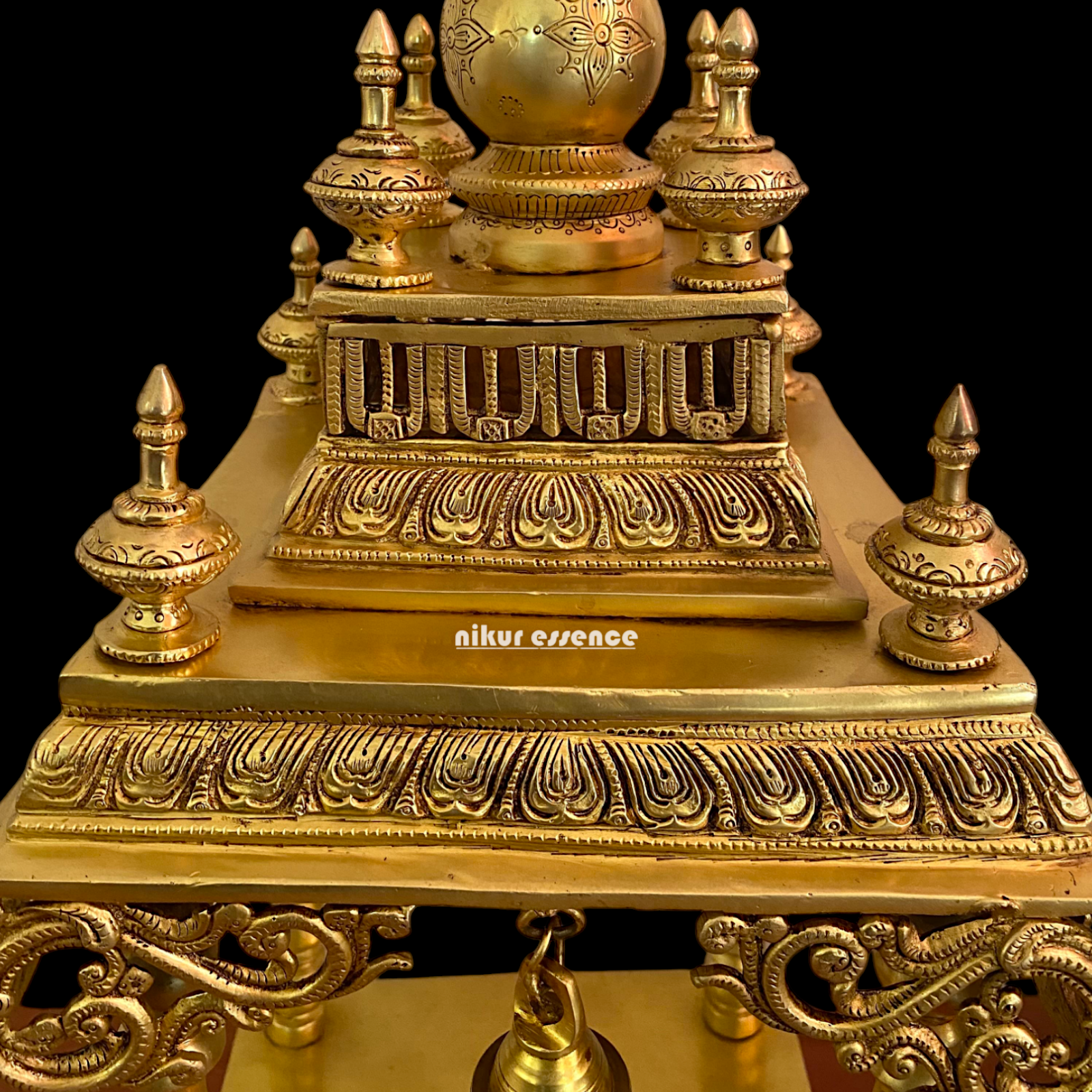 Brass Temple with Bell - 28.7 inches Nikuressence