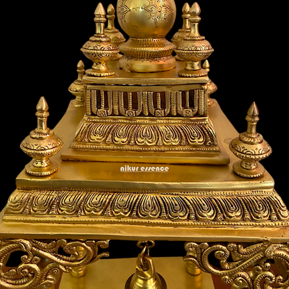 Brass Temple with Bell - 28.7 inches Nikuressence