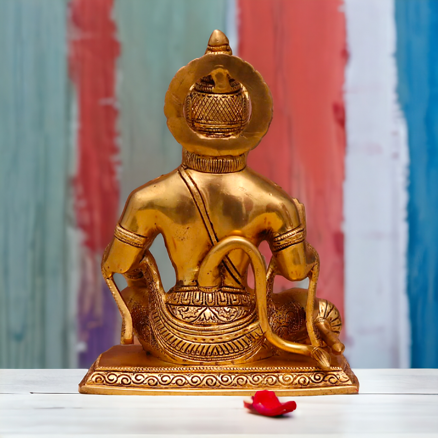 Pital Hanuman ji Blessing Brass idol - 9 inches Nikuressence