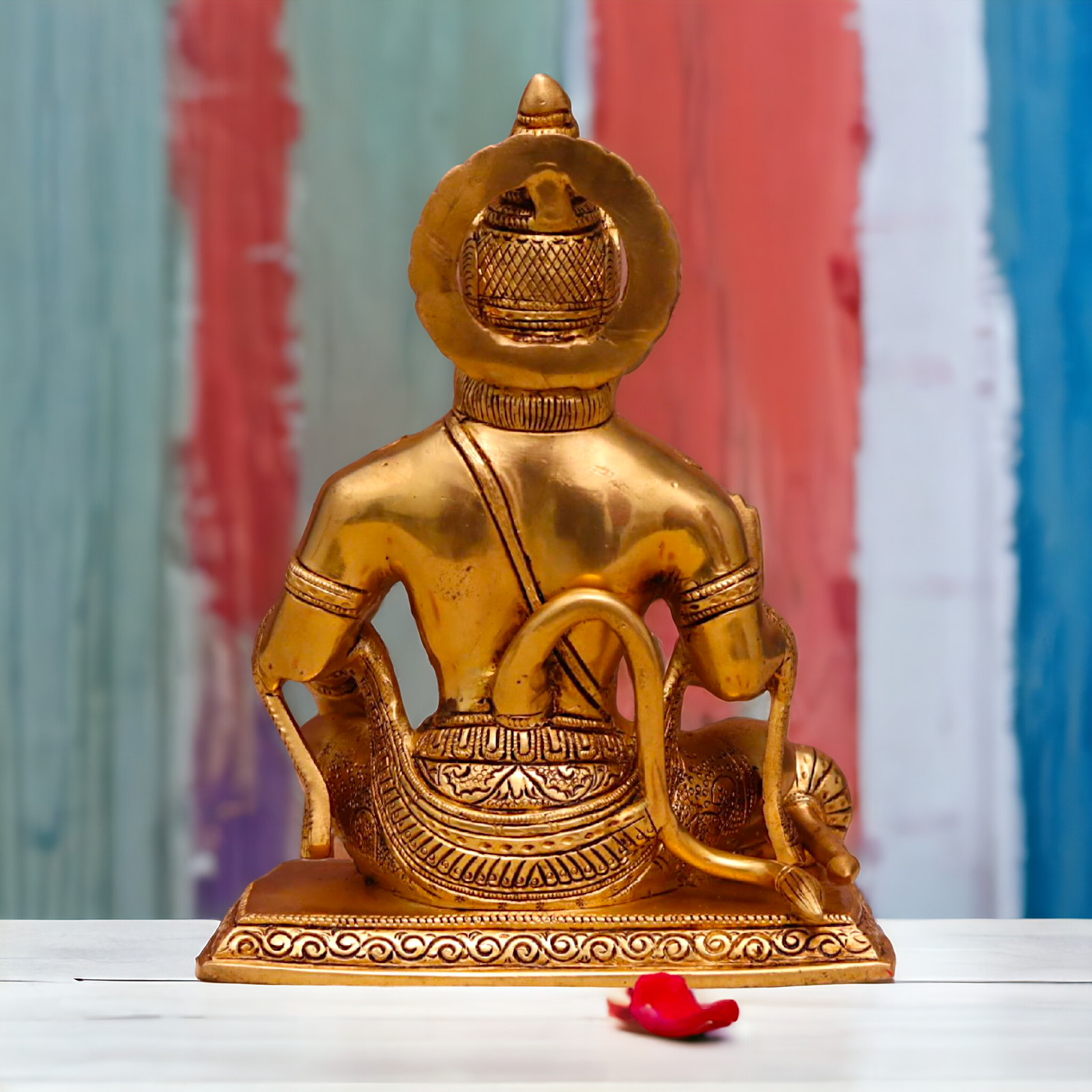 Pital Hanuman ji Blessing Brass idol - 9 inches Nikuressence