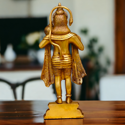 Big Hanuman ji Standing with Gada brass idol - 27 Inches Nikuressence