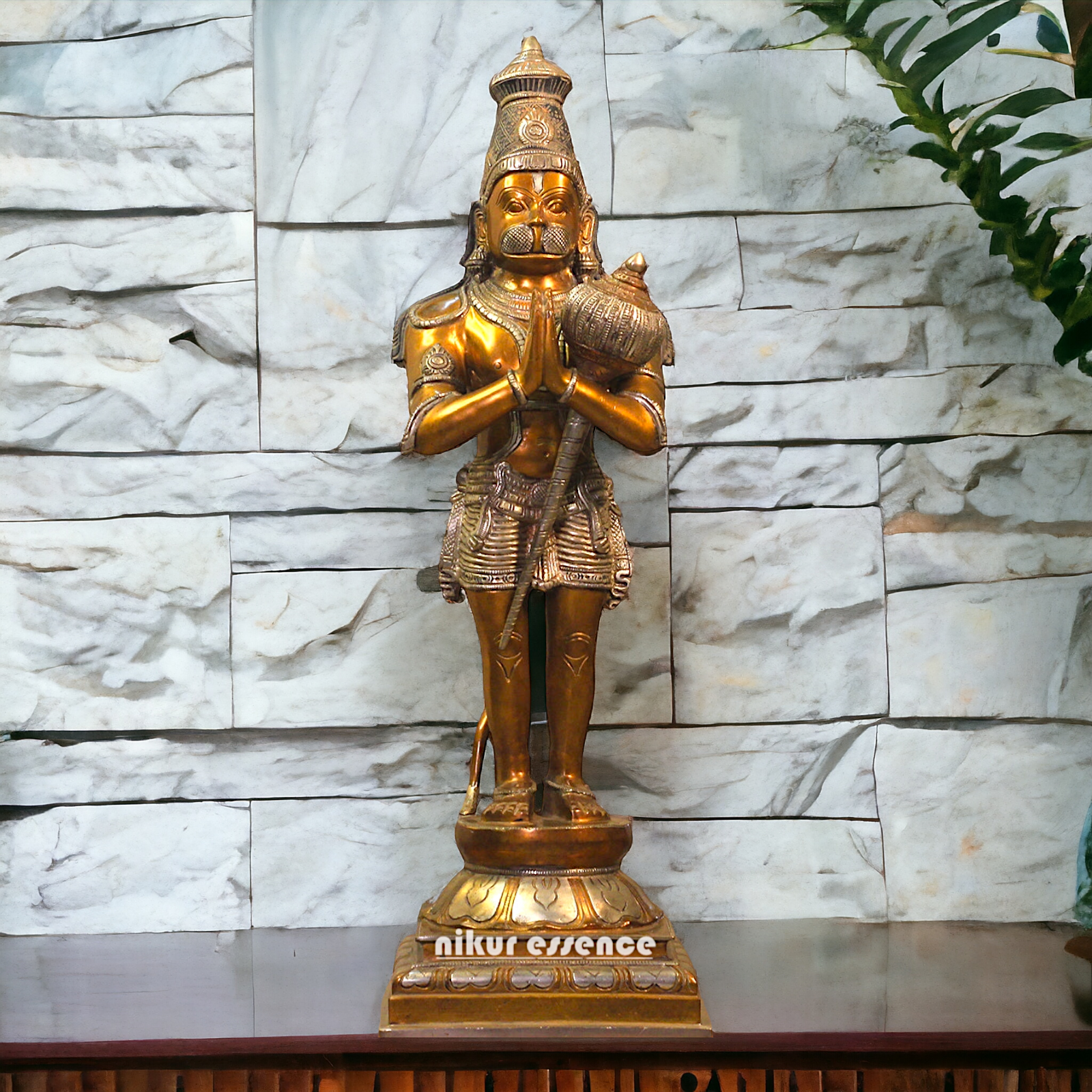 Brass Hanuman ji Standing statue - 24 inches Nikuressence
