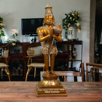 Brass Hanuman ji Standing statue - 24 inches Nikuressence