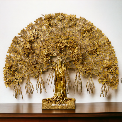 Brass Tree with birds statue - 46 Inches Nikuressence