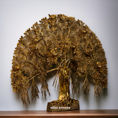 Brass Tree with birds statue - 46 Inches Nikuressence