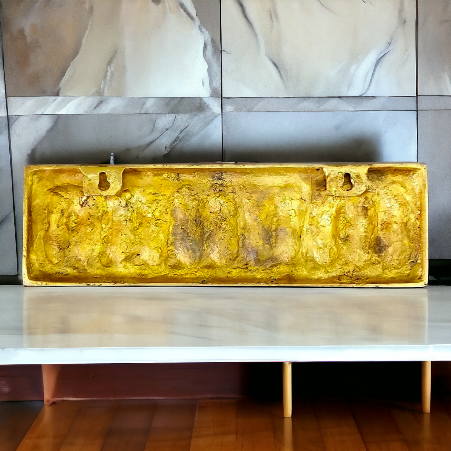 Brass Dashavtar wall hanging Idol - 4 inches Nikuressence