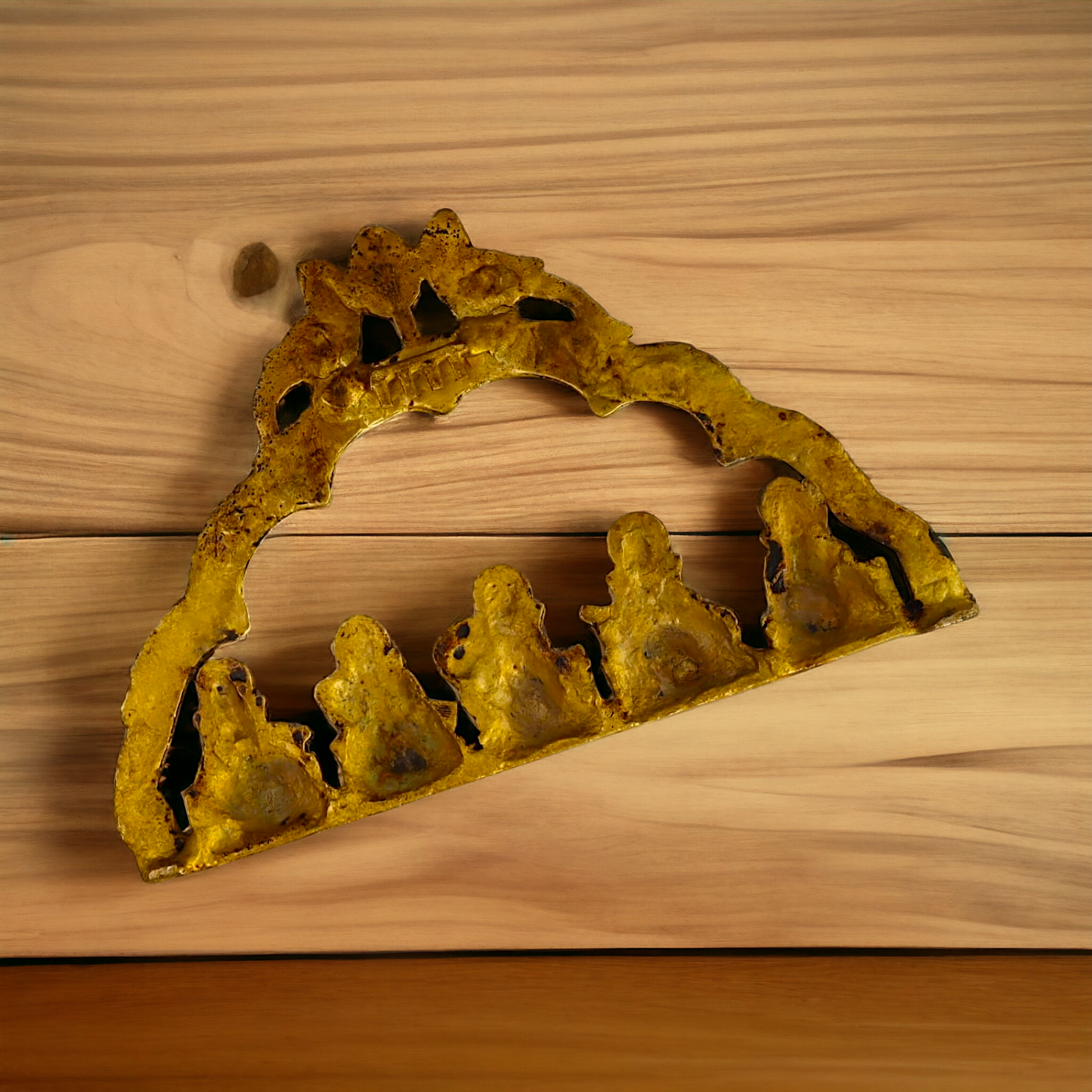 Ganesha Musical Brass wall Hanging - 7 Inches Nikuressence