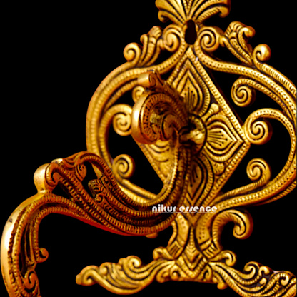 Bracket pure Brass wall hanging - 6.5 Inches Nikuressence