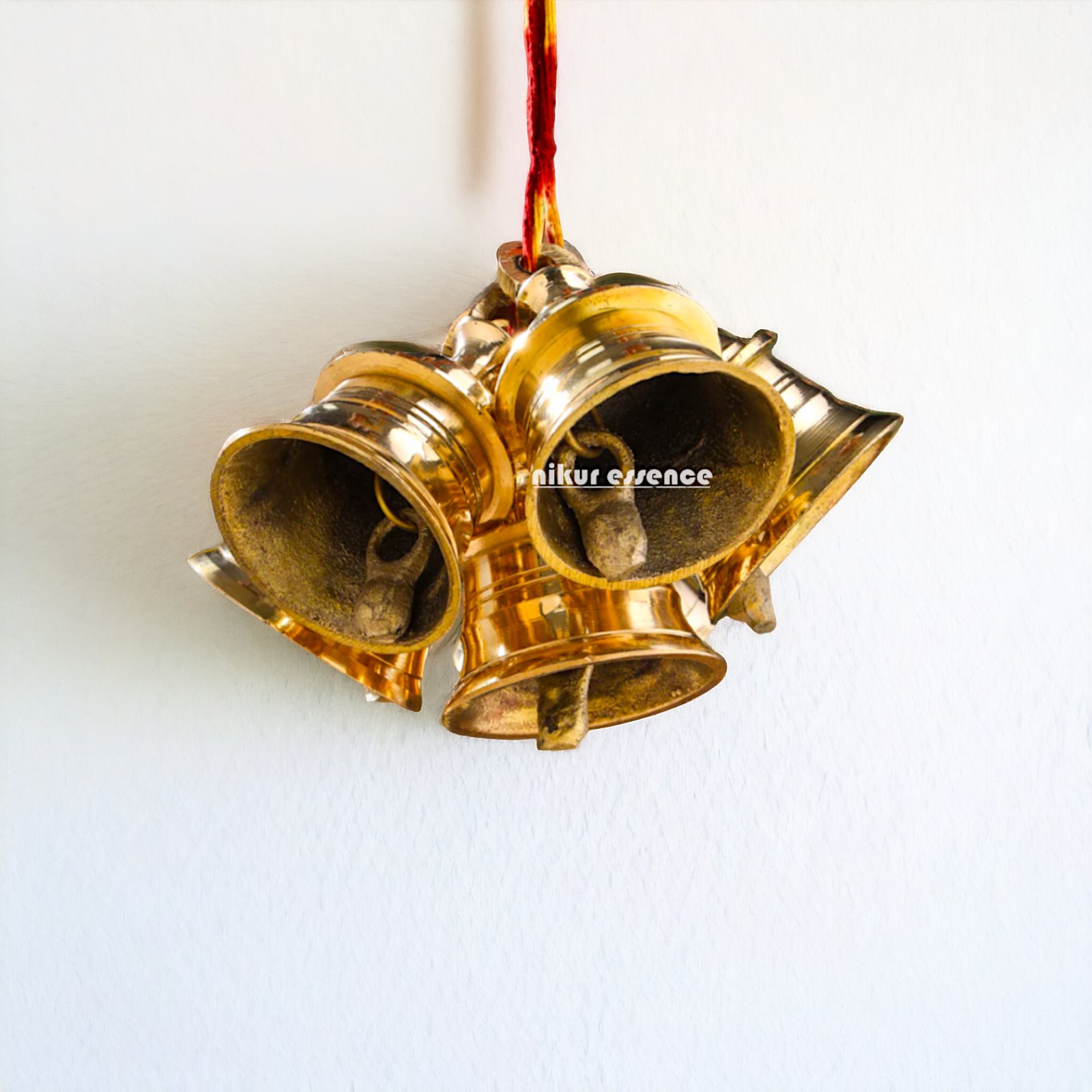 Brass Bells Decor wall hanging plate idol- 2.5 inches Nikuressence