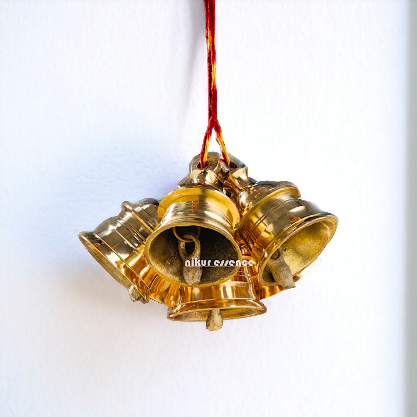 Brass Bells Decor wall hanging plate idol- 2.5 inches Nikuressence