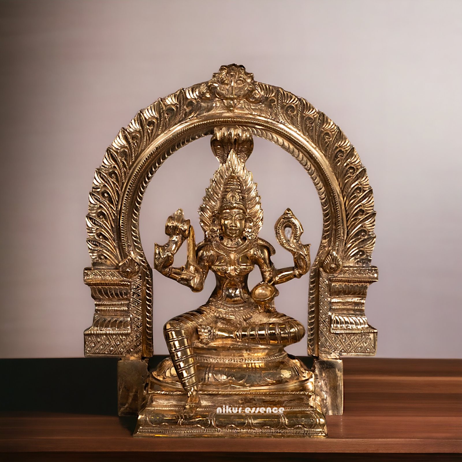 Panchaloha Mariamman Hindu God idol - 10.75 Inches Nikuressence