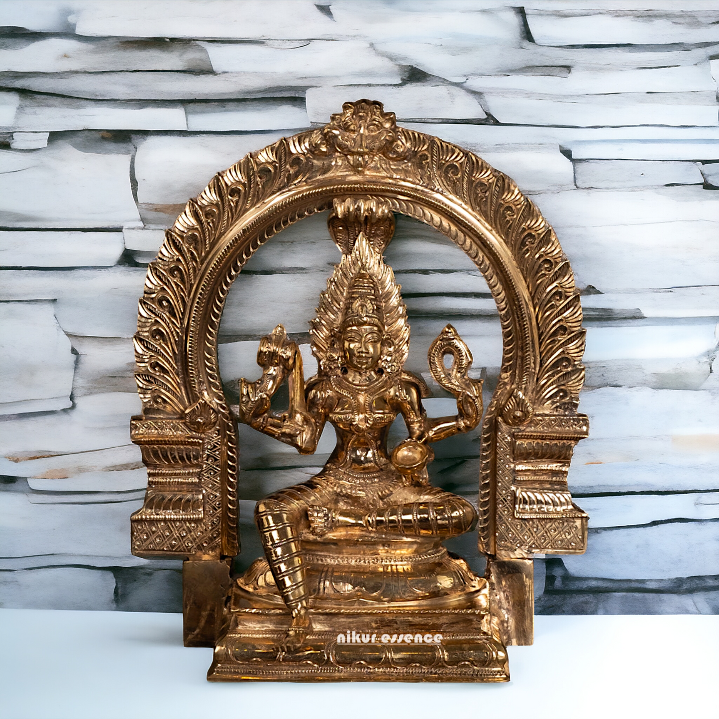 Panchaloha Mariamman Hindu God idol - 10.75 Inches Nikuressence