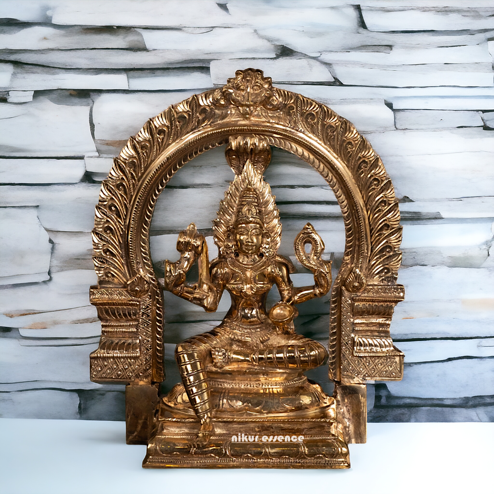 Panchaloha Mariamman Hindu God idol - 10.75 Inches Nikuressence